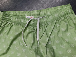 Women Loungewear Butterfly mint  Wide Leg Pajamas | 100% Cotton