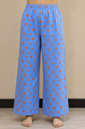 Loungewear Wide-Leg Pajama- The Smile