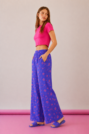 Loungwear Wide Leg Pajamas |The Space