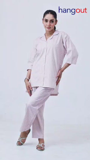 Women's Sleepwear Suit - Double Stripes