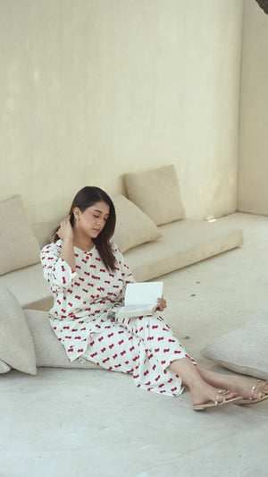 Women Sleepwear- Pretty Bows