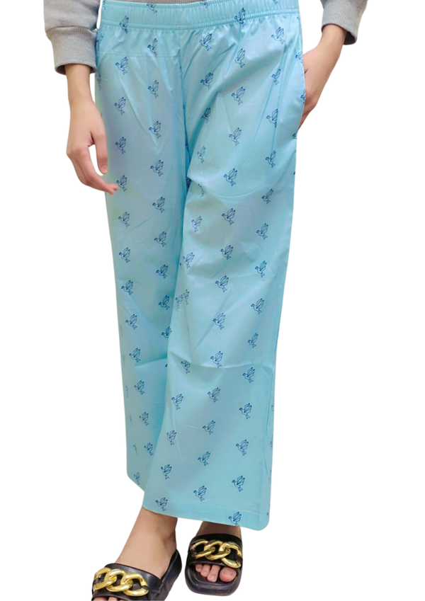 Loungewear Wide-Leg Pajama- The Bird