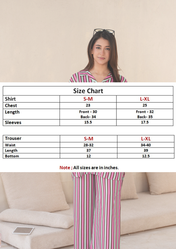 Women Loungewear Hi-Low - Cotton Candy