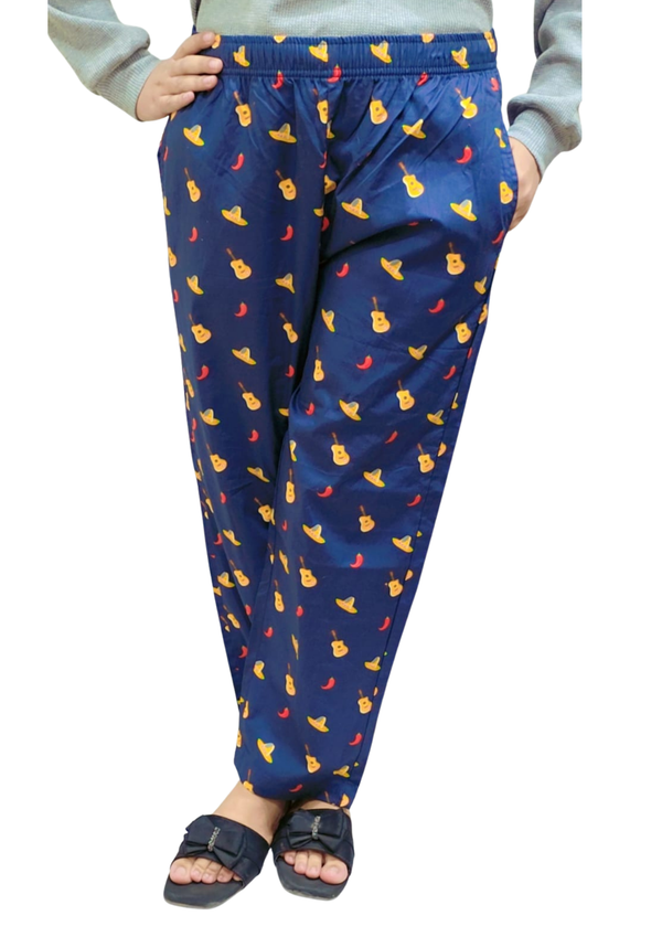 Women Loungewear Pajama 100% Cotton - The Music