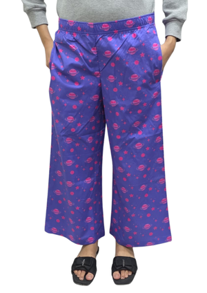 Women Loungwear Wide Leg Pajamas | 100% Cotton