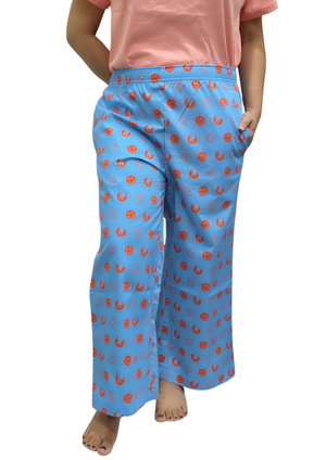 Loungewear Wide-Leg Pajama- The Smile