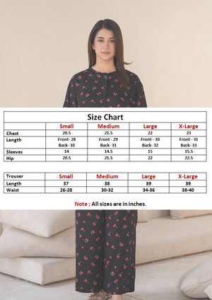Women Sleepwear- Sweet Cherry