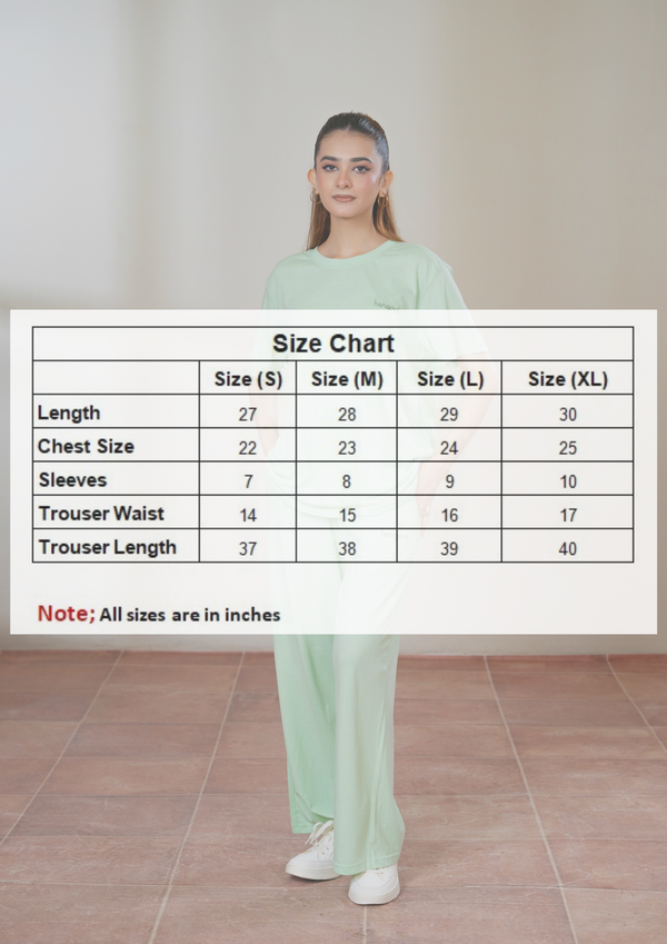 Women Knitted Loungewear - Pastel Green