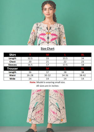 Women Loungewear- Pink Splash
