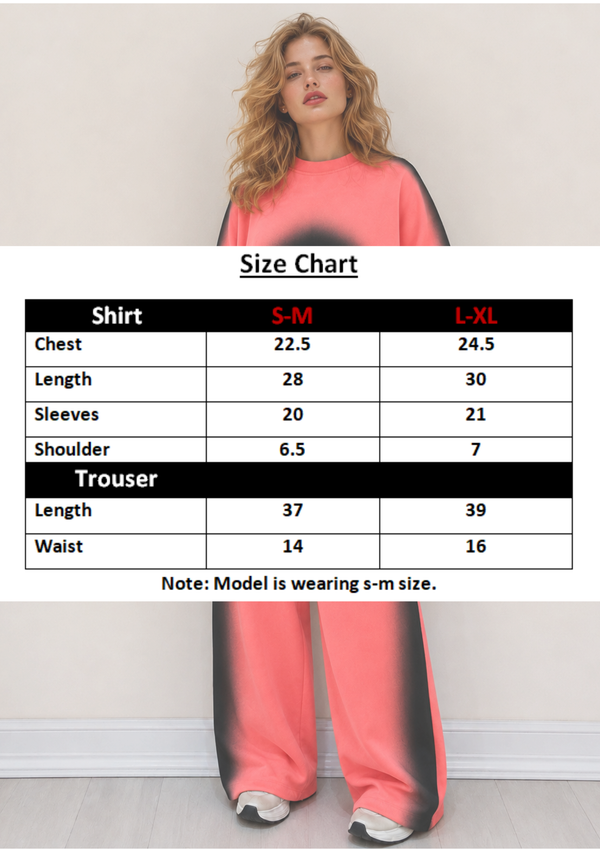 Hng Co-Ord Set- Pastel Peach