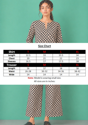 Women Loungewear- Chessboard