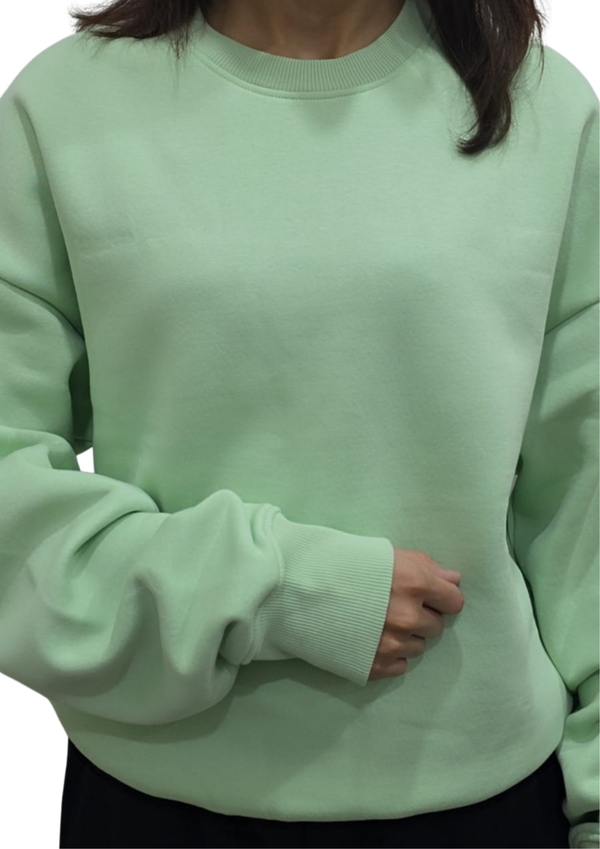 Women Relax Sweatshirt | Pastel Green