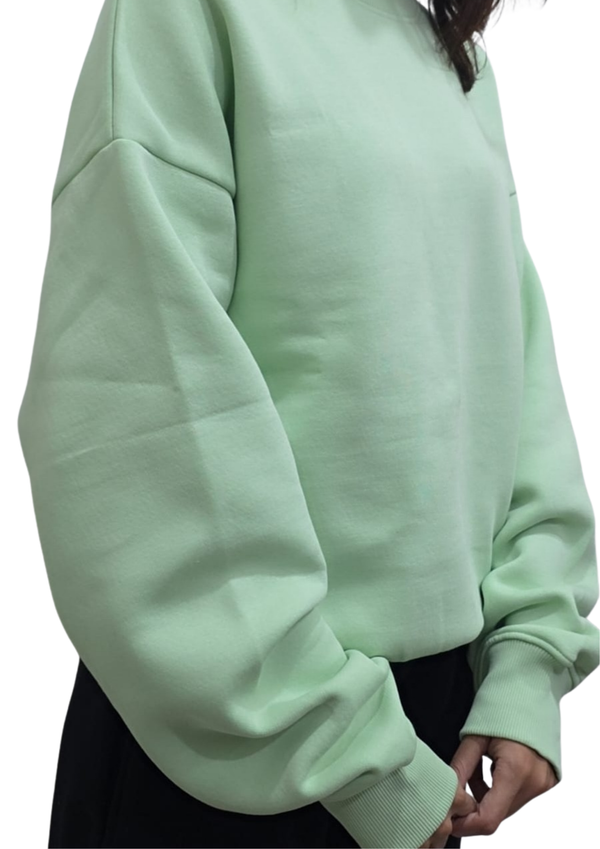 Women Relax Sweatshirt | Pastel Green