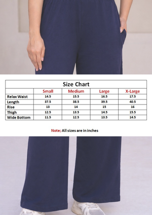 Women Knitted Pajama - Navy