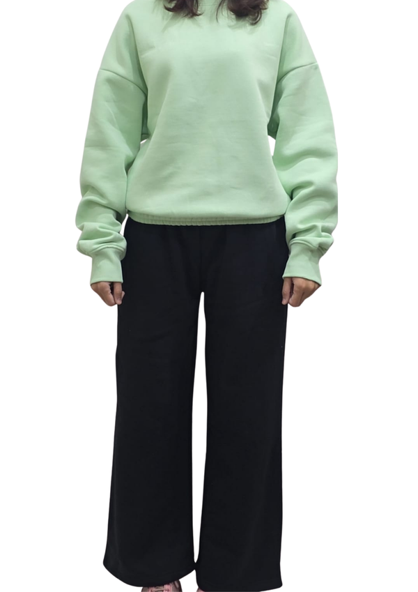 Women Relax Sweatshirt | Pastel Green
